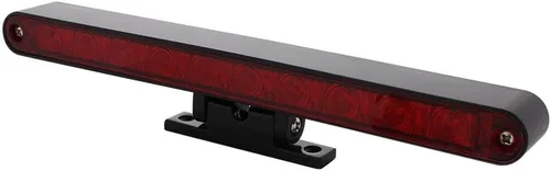 Miniatura 6 de United Pacific 33011 Tercera luz de freno, negro, LED rojo/lente, 10 LED, base de pedestal giratoria negra
