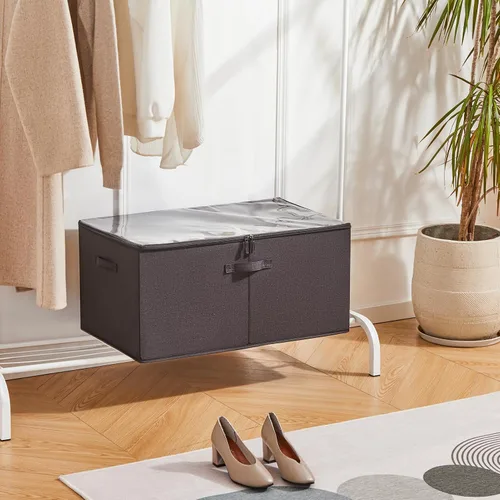 Miniatura 6 de Berdeng Organizador de almacenamiento de zapatos para armario, organizador de caja de zapatos, estante de zapatos plegable que ahorra espacio