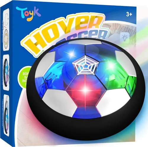 Pelota de Fútbol Hover para Niños, Balón de Fútbol Flotante con Energía de Aire y Luz LED, Balón de Fútbol para Entrenamiento de Niños para Juego