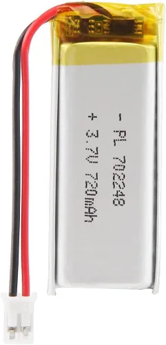 Miniatura 15 de Batería recargable Lipo de polímero de litio de 3.7V 3000mAh 605080 con conector PH2.0.000 in JST para altavoz y dispositivo inalámbrico