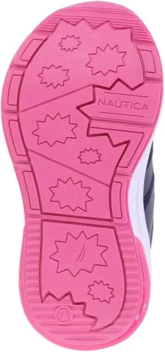 Miniatura 7 de Nautica Tenis deportivos con luz intermitente para niños con una correa, a la moda y divertida para niños y niñas, disponibles en tallas para niños