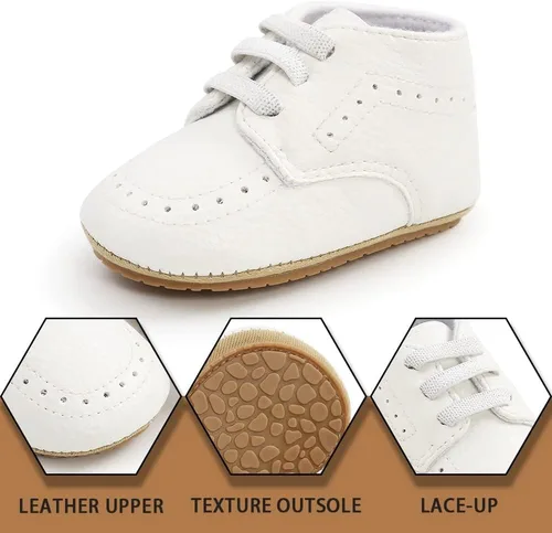 Miniatura 3 de Casazoe Zapatos Oxford de piel sintética para bebés, niños y niñas, mocasines de boda, zapatos de vestir para bautismo para niños pequeños, zapatos