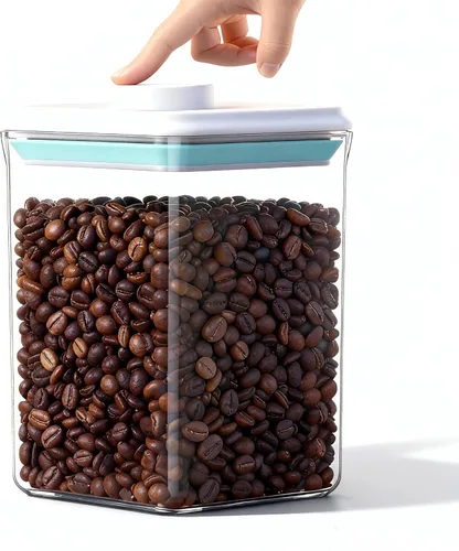 Miniatura 12 de Recipiente hermético de almacenamiento de alimentos con tapas, sin BPA para espagueti, cereales, harina, arroz, organizador de cocina