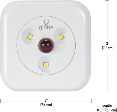 Miniatura 2 de Globe Electric Paquete de 6 luces LED delgadas para debajo del gabinete, control remoto universal incluido, regulable, interruptor