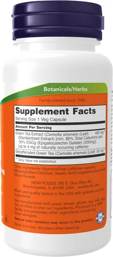 Miniatura 2 de NOW Foods EGCg Extracto de Té Verde 0.014 oz, 4704, 1, 1