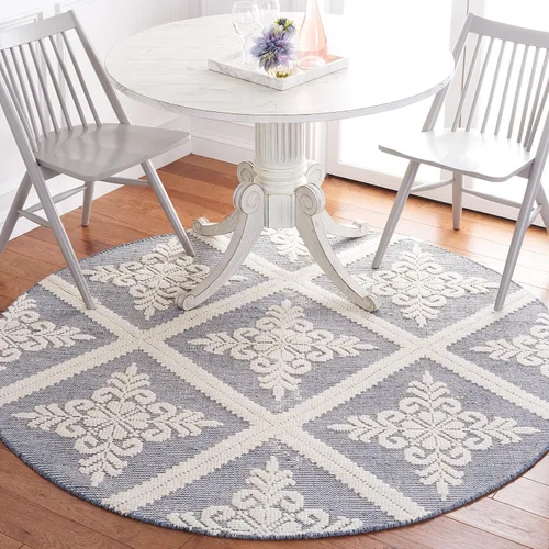 Miniatura 15 de SAFAVIEH Vermont Collection - Alfombra decorativa de 2 pies 3 pulgadas x 4 pies, color marfil, lana hecha a mano, ideal para zonas de alto tráfico