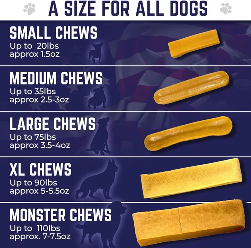 Miniatura 4 de Devil Dog Pet Co. Himalayan - Masticables para perros con queso de yak para razas medianas a grandes y masticadores agresivos, de larga duración