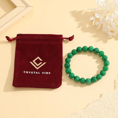 Miniatura 43 de Crystal Vibe Triple Protection Bracelet - 10mm Bead Bracelet for women men With Natural Stones of Tiger Eye Hematite and Black Obsidian - Healing