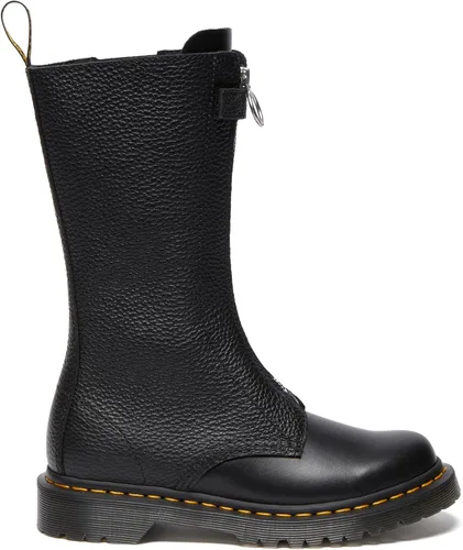 Miniatura 4 de Dr. Martens para mujer 1b99 Botas de cuero con cremallera frontal de pantorrilla media