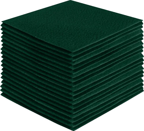 Miniatura 245 de FabricLA Hojas de fieltro acrílico para manualidades, cuadrados de fieltro precortados suaves de 4 x 4 pulgadas (3.9 in x 3.9 in), utiliza hojas