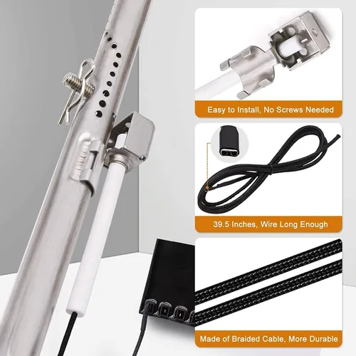 Miniatura 7 de Kit de reparación para Charbroil 463242716 463242715 463276016 463245518 466242715 463242516 463242515 463367016 463642316 4636 75016 Piezas