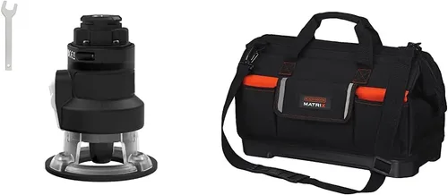 Miniatura 9 de BLACK+DECKER Accesorio de enrutador de matriz para taladro inalámbrico con accesorio de herramienta oscilante de matriz (BDCMTR y BDCMTO)