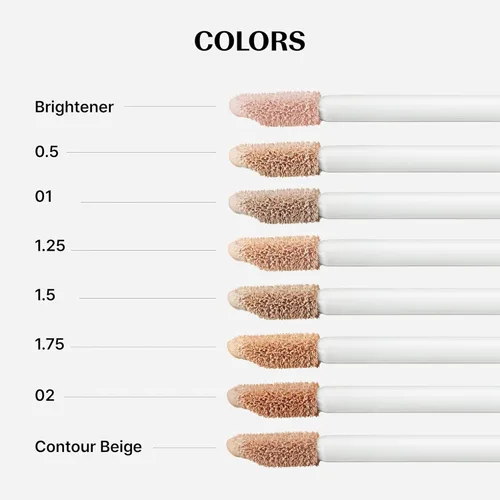 Miniatura 5 de THESAEM Cover Perfection Tip Corrector de 0.2 onzas líquidas – Corrector de sombra de contorno beige para profundidad natural – Alta cobertura