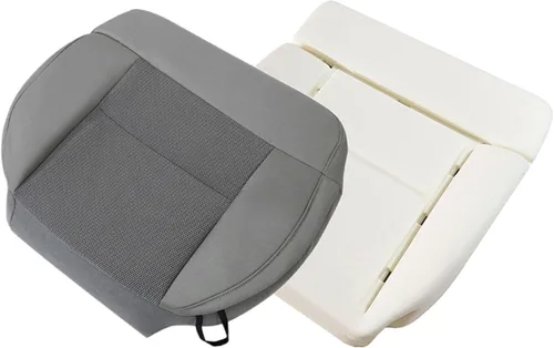Miniatura 8 de NLQR Funda de asiento de tela de repuesto para parte inferior del conductor delantero y cojín de espuma compatible con Ford F150 2004-2008
