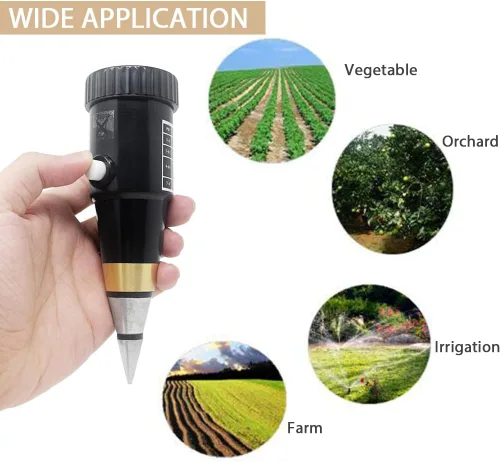 Miniatura 2 de VT-05 - Medidor de suelo VT-05, higrómetro portátil, monitor de agua para plantas de jardín, granjas, césped, plantas en maceta, interiores