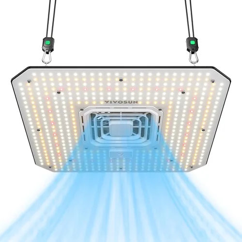 Miniatura 14 de VIVOSUN AeroLight A100SE, luz de cultivo LED de 100W con ventilador de circulación integrado, compatible con la aplicación, se utiliza