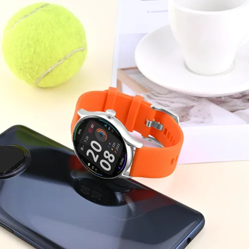 Miniatura 8 de Anbeer Correa de reloj de silicona de 0.630 in, 0.709 in, 0.787 in, 0.866 in, 0.945 in, 0.748 in y 0.827 in, correas de reloj de goma de liberación