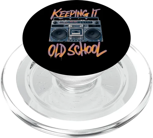 Miniatura 7 de Keeping It Old School Retro Vintage Boombox PopSockets Standard PopGrip