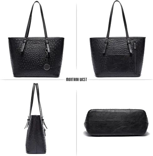 Miniatura 5 de Juego de bolsos para mujer, bolso de mano para mujer, bolso de hombro grande y mediano, bolso de hombro, bolso de 2 piezas