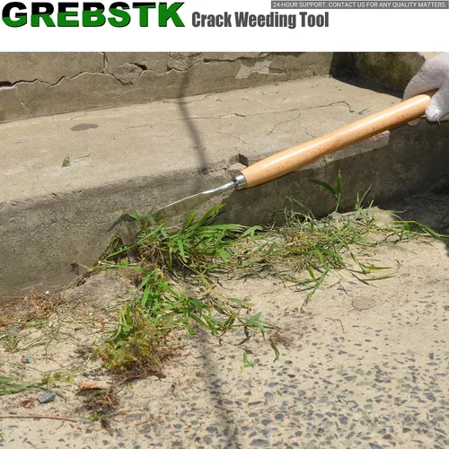 Miniatura 7 de GREBSTK - Herramienta de jardinería manual de acero inoxidable para grietas L-shaped blade, razor-sharp hardened, rust-resistant, comfortable
