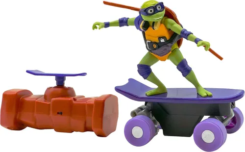 Miniatura 11 de Tortugas Ninja Mutantes Adolescentes Juguetes, Raphael Half Pipe RC Vehículo de Patineta con Trucos, Control Remoto de 2.4 GHz Juguetes de Tortugas