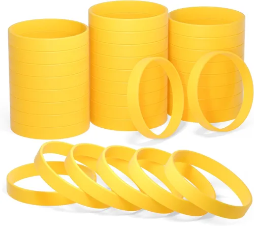 Miniatura 10 de 120 pulseras de goma de silicona verde unisex para equipos deportivos, juegos de fiesta, moda para el día de San Patricio, decoración de pulseras