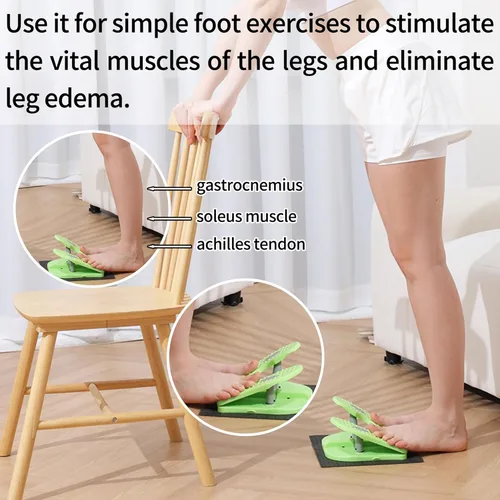 Miniatura 7 de Foldable Leg Exerciser: Portable Foot Pedal Exerciser for Seniors Under Desk Foot Pedal Exerciser Stepper Exercise for Leg Muscles Relieves Varicose