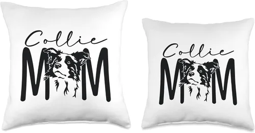 Miniatura 3 de Border Collie Mom Best Dog Lover Women Girls Throw Pillow