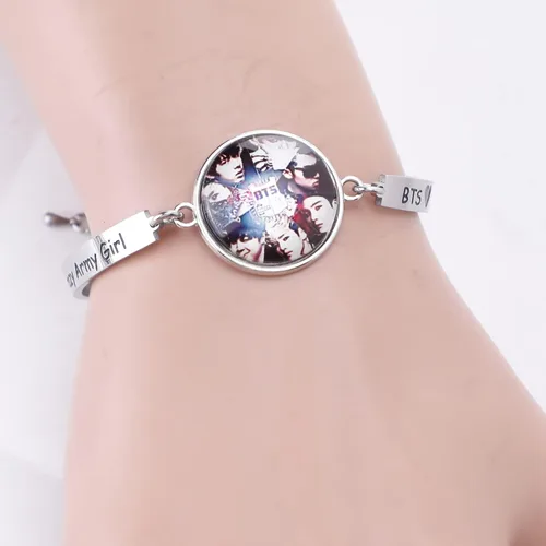 Miniatura 6 de G-Ahora BT Army Jewelry Crazy Army Girl Bracelet Kpop BT Bangtan Boys Bracelet Gift For BT Fans
