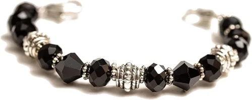 Miniatura 42 de Pulsera elástica de alerta médica, pulsera de identificación médica de repuesto intercambiable, etiqueta de identificación no incluida, cristales