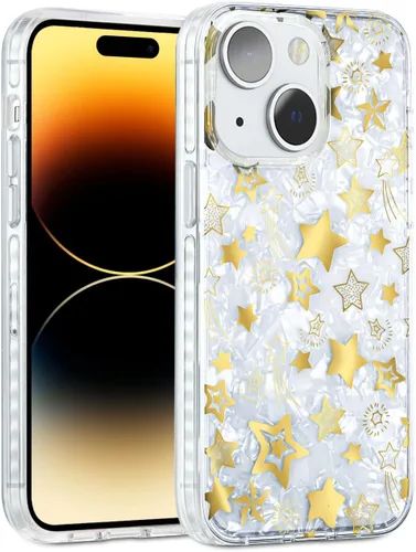 Miniatura 58 de SCORPIFY Funda para iPhone 15 Pro Max con diseño floral de Nemophila azul, bonita funda transparente para teléfono para mujeres y niñas