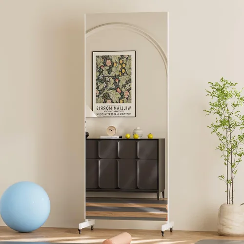 Miniatura 10 de Brisafe Mirror Film, Made in Japan, Unbreakable, 360° Foldable, Double-Sided Mirror, Lightweight, Width 47.2 x Height 66.9 inches (120 x 170 cm)