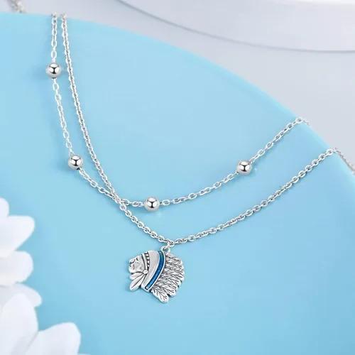 Miniatura 4 de CHIC & ARTSY Tobilleras de plata de ley S925 para mujer, pulsera de tobillo ajustable multicapa para playa, joyería de verano para mujer, de 10 a 11
