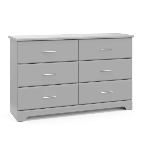 Miniatura 21 de Storkcraft - Cómoda de 4 cajones Brookside (color gris), con certificado GREENGUARD Gold, para habitación de bebé o niños, organizador