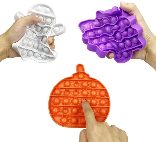 Miniatura 2 de Jofan Paquete de 4 juguetes sensoriales de Halloween para niños y niñas, regalos de fiesta de Halloween, bolsas de golosinas de Halloween, regalos