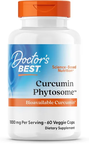 Suplemento nutricional de curcumina fitosomada, marca Doctor 's Best, con cápsulas vegetarianas Meriva, DRB-00225, 1, 1