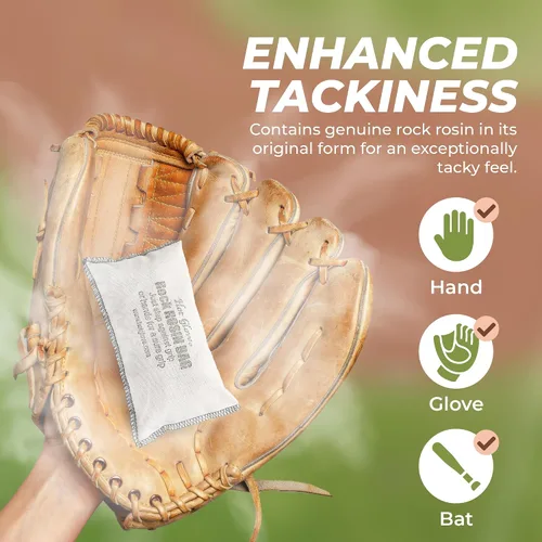 Miniatura 3 de Hot Glove Rock Rosin - colofonia extra pegajosa con bolsa de fácil flujo para Max Rosin, ROZ-R