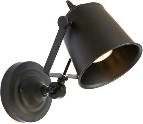 Miniatura 7 de Modern LED Ceiling Light & Industrial Wall Sconce - Retro Loft E27 Bulb Lamp for Bedroom & Living Room, Up Down Decorative Lighting Fixture, Stylish