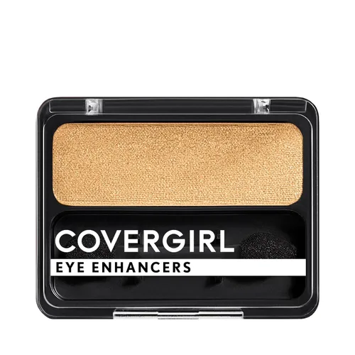 COVERGIRL - 1 kit de realzadores de ojos, fórmula sedosa, transparente, aplicador de doble extremo, 100% libre de crueldad animal Dorado brillante