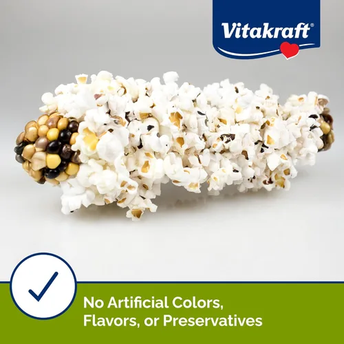 Miniatura 6 de Vitakraft Mini Pops - Mazorcas de maíz para microondas para animales pequeños, bocadillo de maíz en la mazorca para hámsters, conejos y cobayas