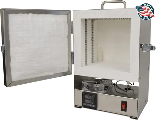 Miniatura 3 de Horno de fusión RapidFire Programable Horno de mesa Melter Joyería Oro Plata PMC Metal Arcilla Esmalte Perlas Fabricación de Cerámica