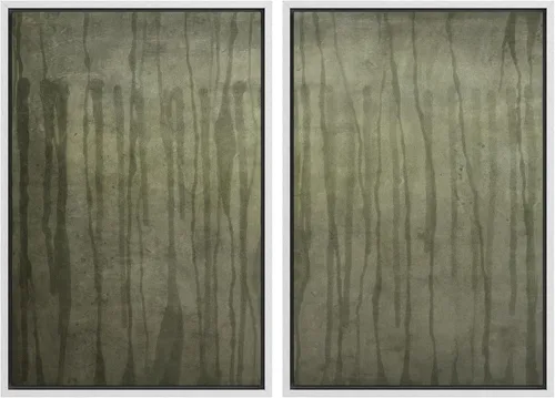 Miniatura 66 de SIGNWIN Lienzo enmarcado para pared, ilustraciones abstractas texturizadas en tonos beige terrosos, arte moderno, decorativo, contemporáneo