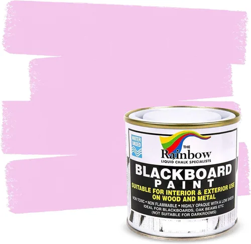 Miniatura 4 de Pintura para pizarra de tiza - Aplica con brocha en madera, metal, vidrio, pared, paneles de yeso, marcos o cualquier superficie. Usar con bolígrafo