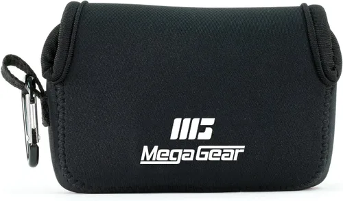 Megagear Canon Powershot Sx730 Hs, Sx720 Hs, Sx710 Hs, G16, G15 Funda de neopreno ultra ligera para cámara, con mosquetón, color negro - MG1245