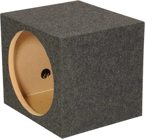 Miniatura 10 de QPower HD112VL Caja de subwoofer con puerto lateral resistente de 12 pulgadas SPL XL con cubierta de alfombra duradera para sistemas de audio