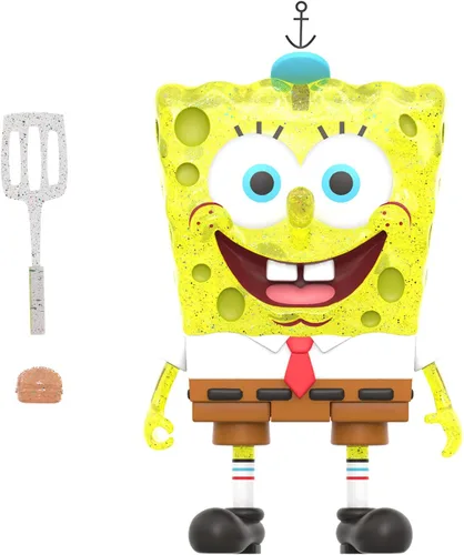 Miniatura 3 de Super7 Bob Esponja Bob Esponja y Patrick BFF - (2 unidades) Figuras de acción de Bob Esponja de 3.75 pulgadas con accesorios, coleccionables