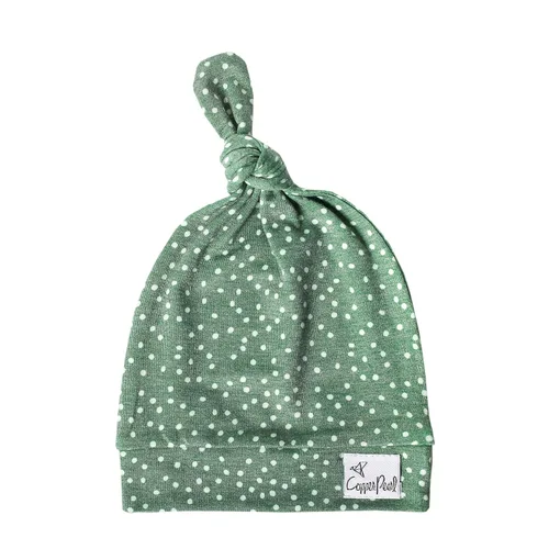 Miniatura 11 de Copper Pearl Gorro de bebé con nudo superior elástico suave Alta