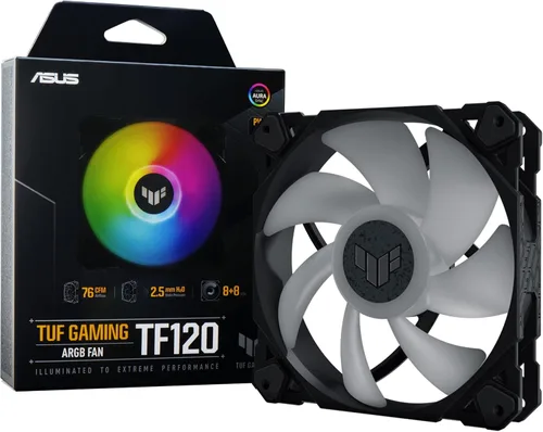 Miniatura 10 de ASUS TUF Gaming TF120 ARGB Case Fan White Edition - Paquete individual