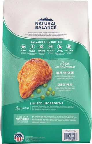 Miniatura 2 de Comida seca para gatos Natural Balance, con ingredientes limitados, azules & púrpuras