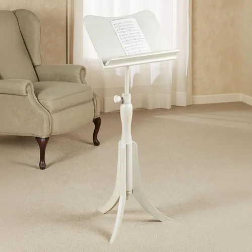 Miniatura 2 de Touch of Class Parke - Soporte para partituras de música, madera, calado, ajustable, estación de madera para directores, atril de biblioteca